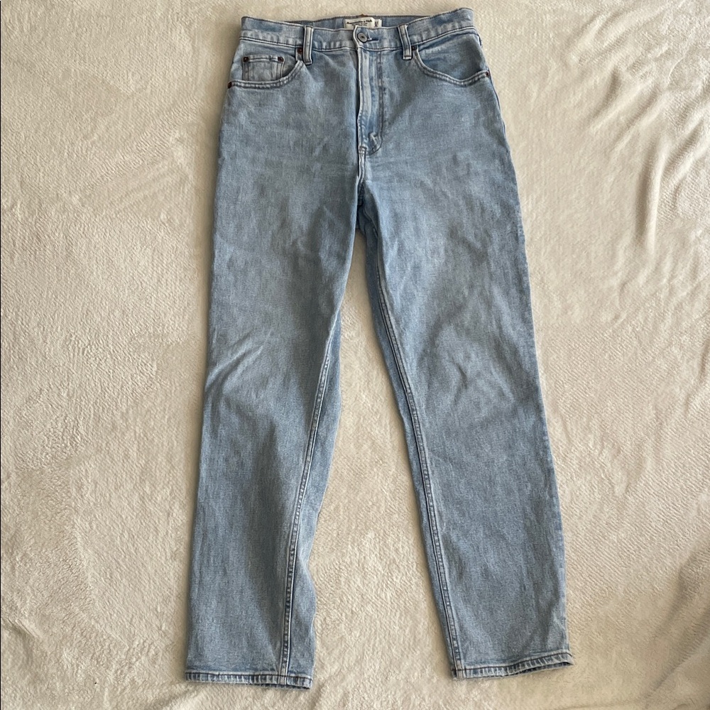 Abercrombie & Fitch Light Blue High-Rise Jeans